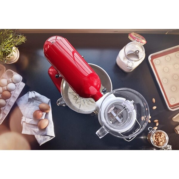 KitchenAid KSMSFTA Sifter + Scale Attachment - White (4-Cup) - 7.8